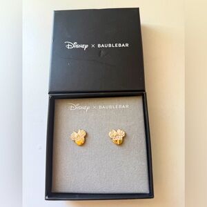 Disney x BaubleBar Gold Earrings